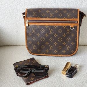 Vintage Louis Vuitton Bosphore PM | Monogram Crossbody Messenger Bag